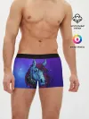 Мужские трусы боксеры / Retrowave Neon Horse