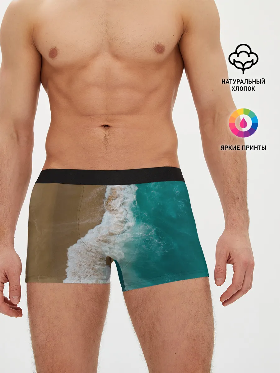 Мужские трусы боксеры / Пляж / beach