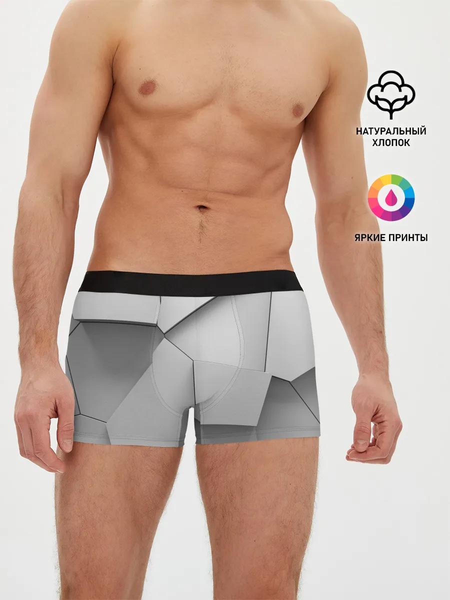Мужские трусы боксеры / Осколки плитки