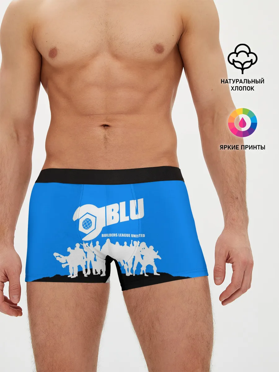 Мужские трусы боксеры / TEAM FORTRESS 2 BLUE TEAM