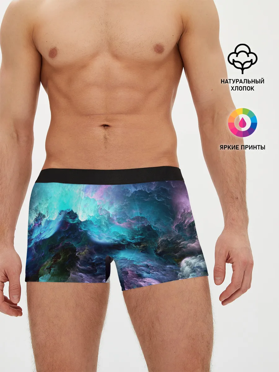 Мужские трусы боксеры / ФРАКТАЛЬНЫЙ КОСМОС | SPACE