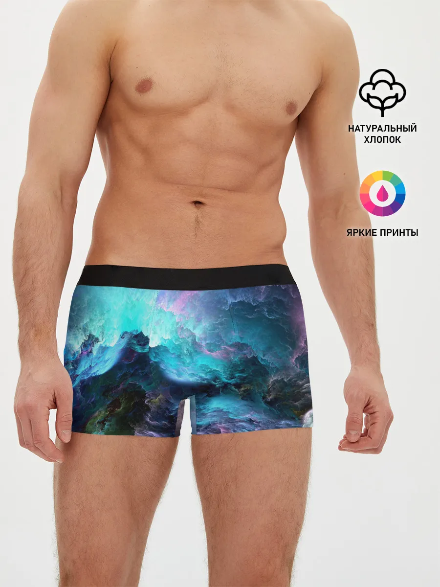 Мужские трусы боксеры / ФРАКТАЛЬНЫЙ КОСМОС | SPACE