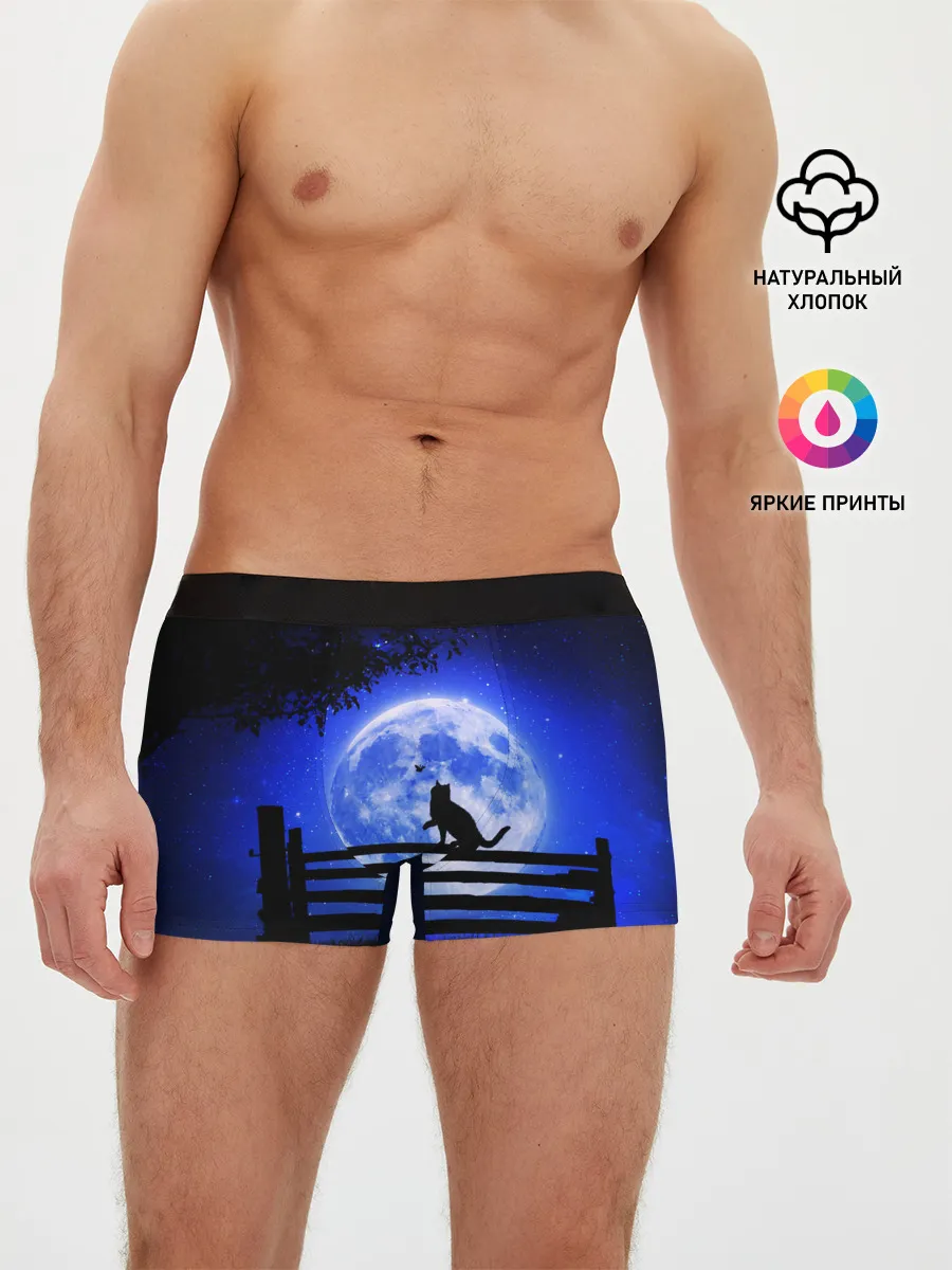 Мужские трусы боксеры / КОТИК