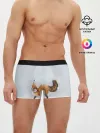 Мужские трусы боксеры / Зимняя лисичка