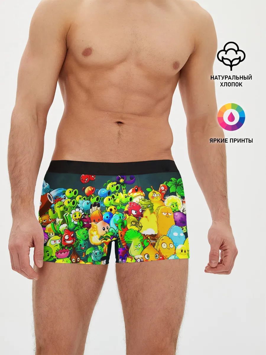 Мужские трусы боксеры / Plants vs. Zombies