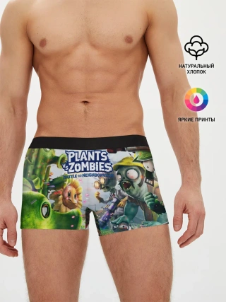 Мужские трусы боксеры / Plants vs Zombies.