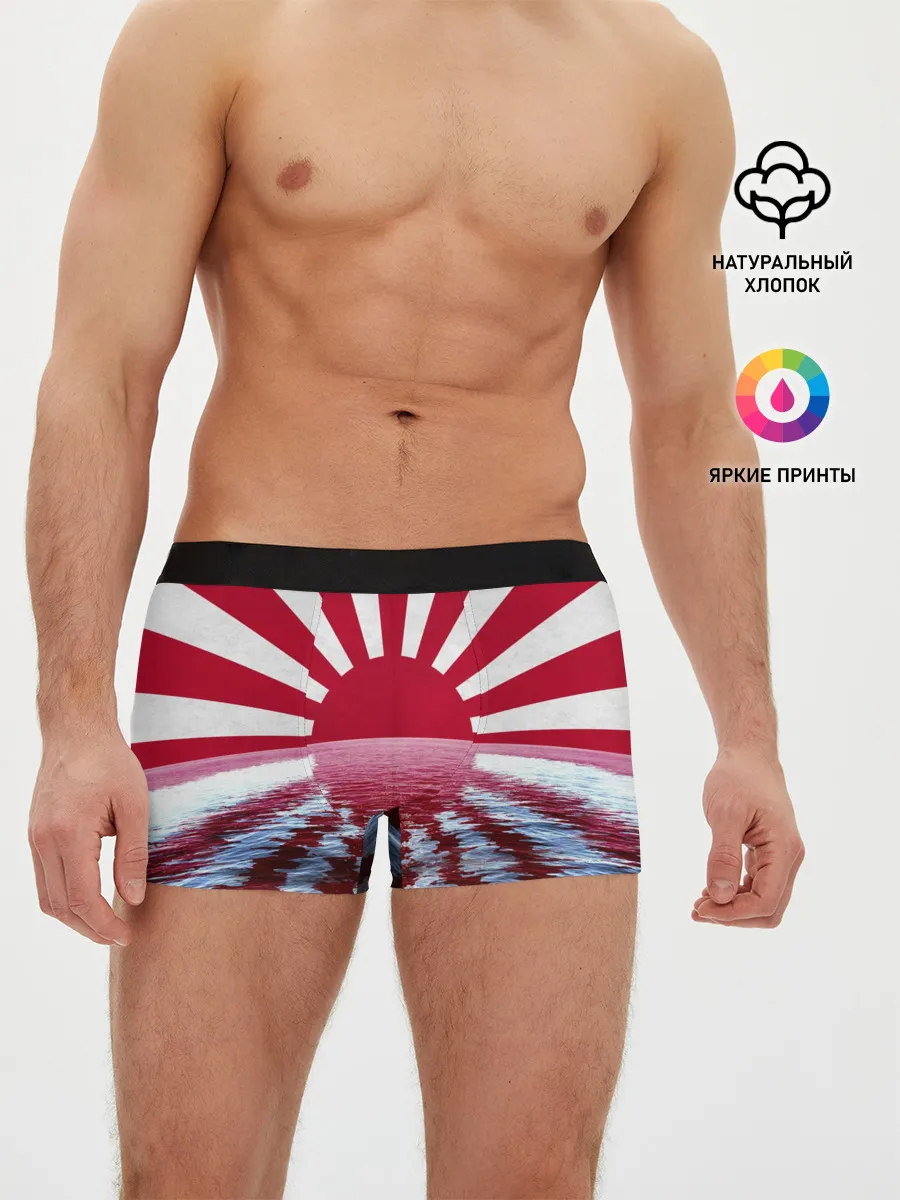 Мужские трусы боксеры / Флаг Восходящего Солнца