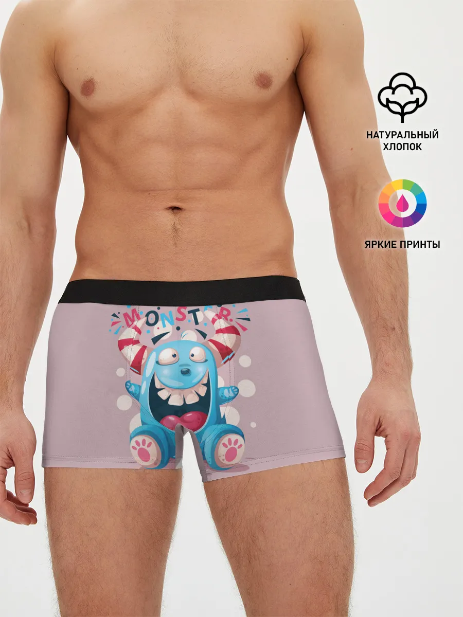 Мужские трусы боксеры / MONSTER