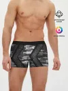 Мужские трусы боксеры / Камуфляжная 3D броня