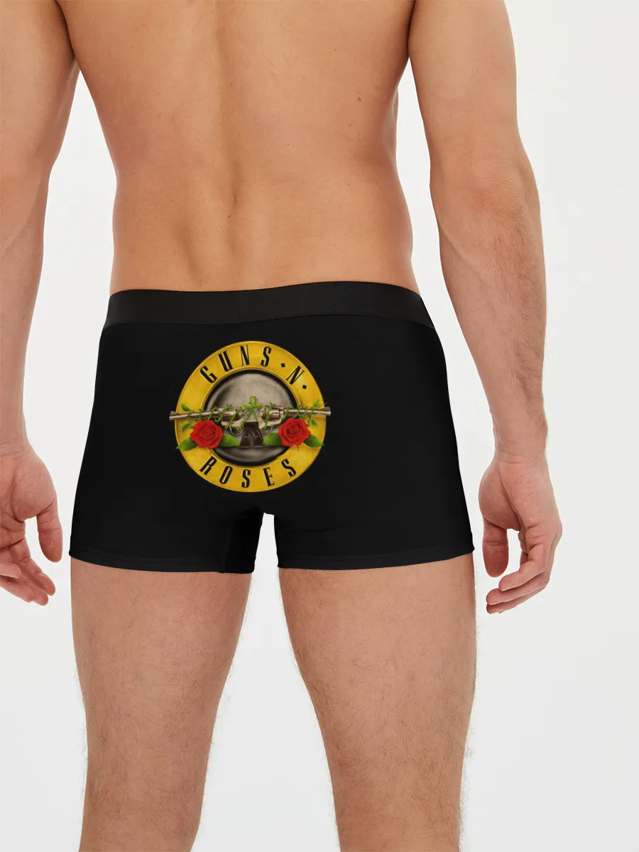 Мужские трусы боксеры / Guns n roses + Спина