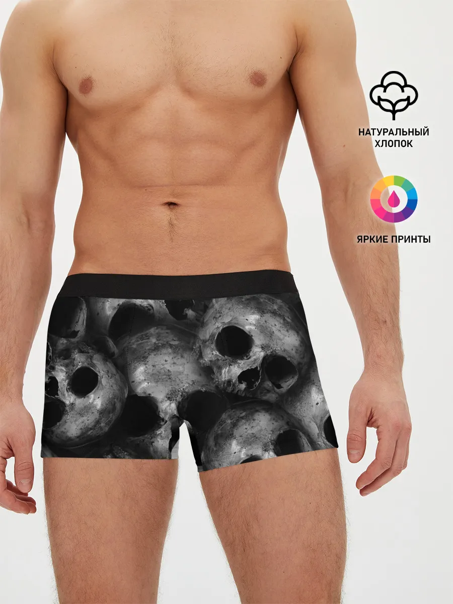 Мужские трусы боксеры / Черепа