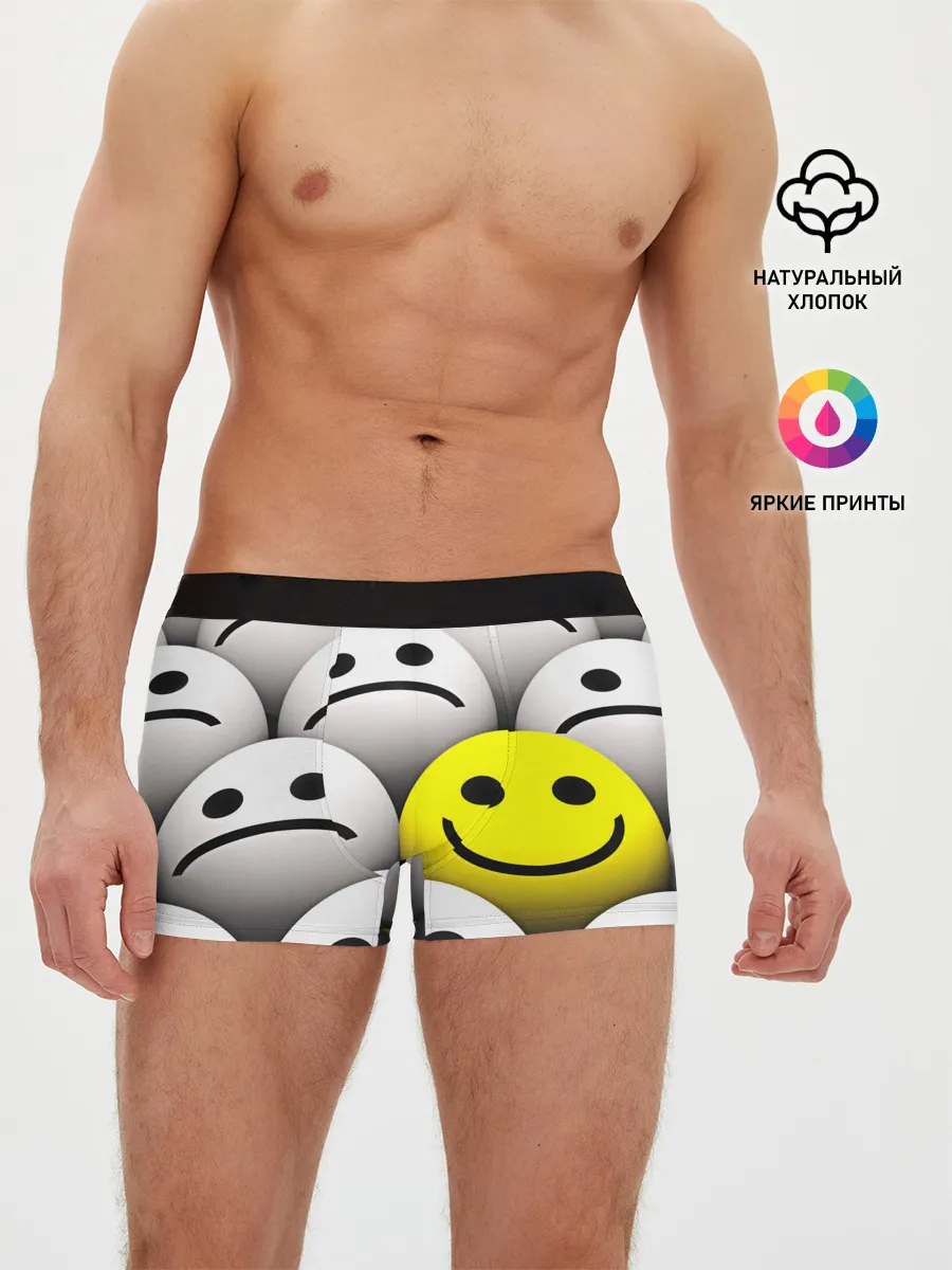 Мужские трусы боксеры / EMOJI 2019