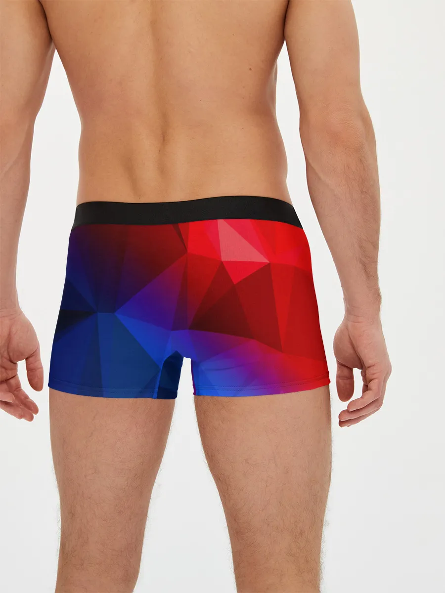 Мужские трусы боксеры / RED&BLUE