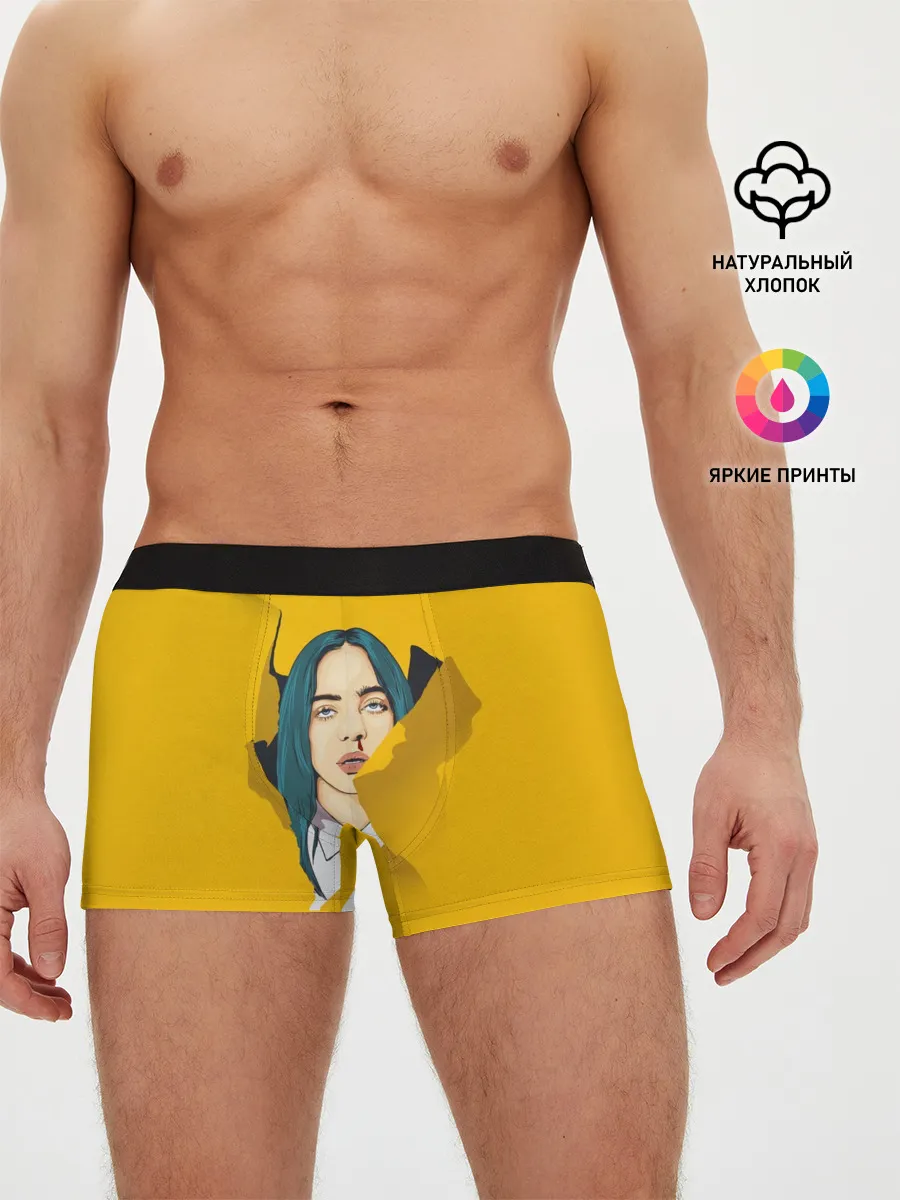 Мужские трусы боксеры / Billie Eilish