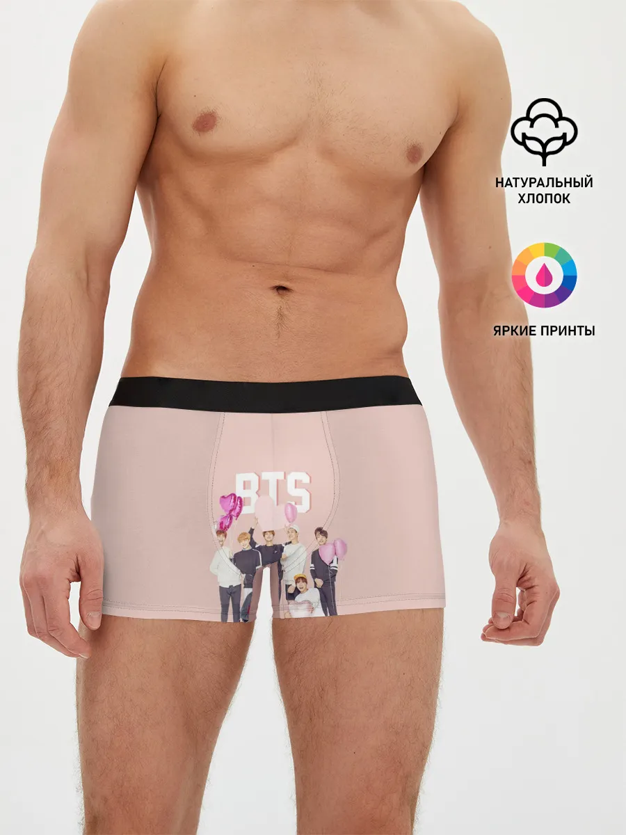 Мужские трусы боксеры / BTS