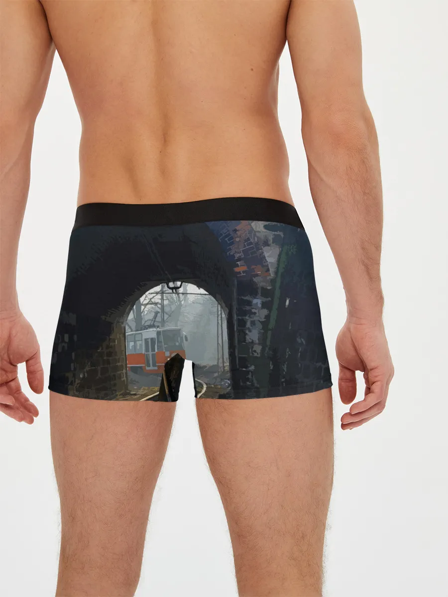 Мужские трусы боксеры / Трамвай