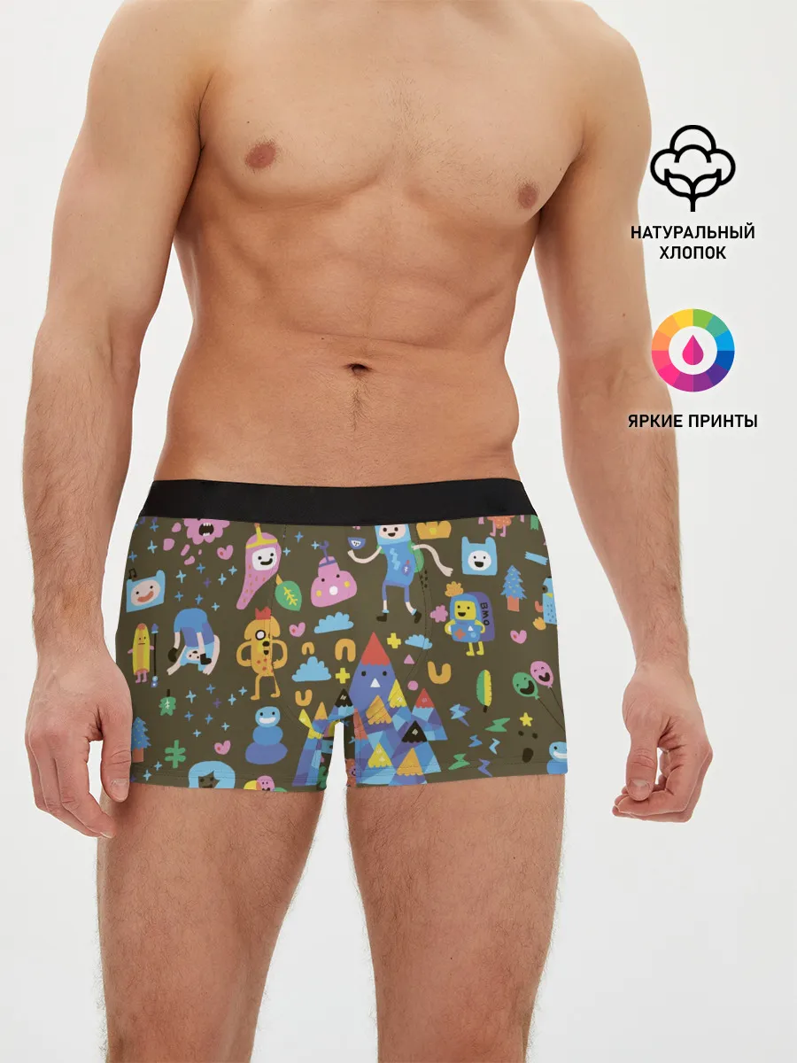 Мужские трусы боксеры / Время приключений Зима