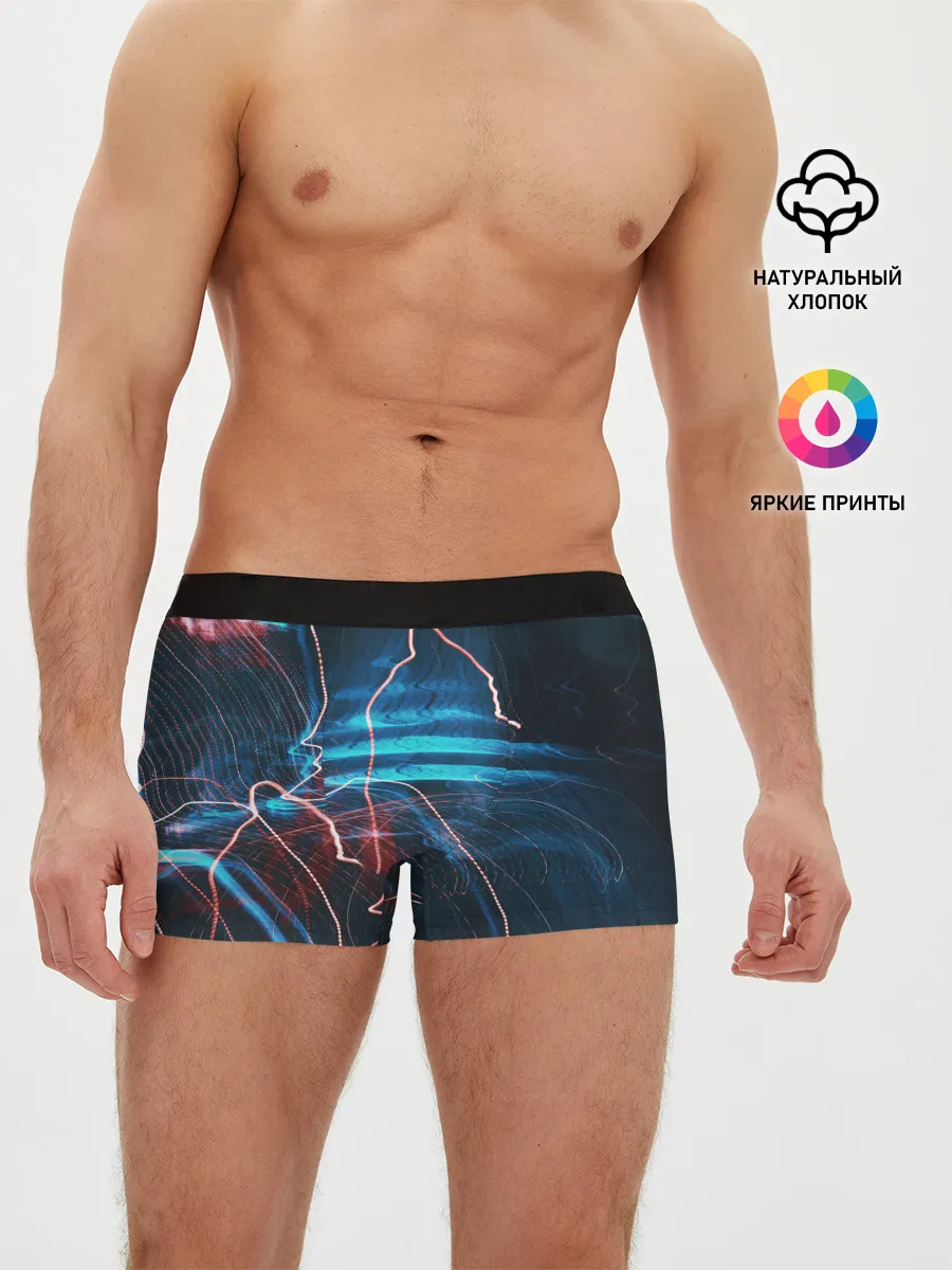 Мужские трусы боксеры / Freeze Light digital art