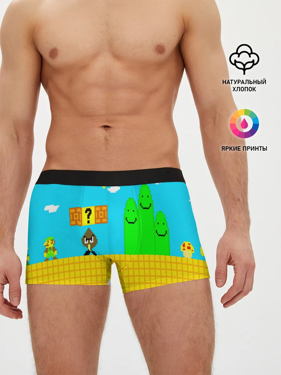 Мужские трусы боксеры / MARIO