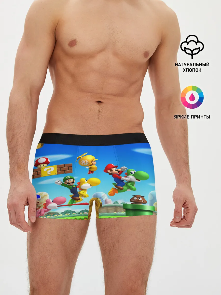 Мужские трусы боксеры / Марио