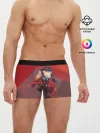 Мужские трусы боксеры / Misato Katsuragi на красном