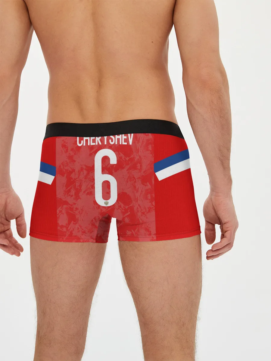 Мужские трусы боксеры / Cheryshev home EURO 2020
