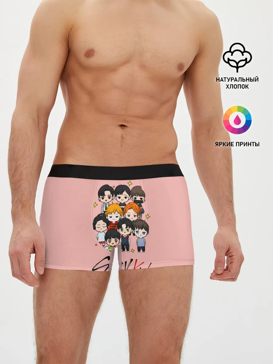 Мужские трусы боксеры / Stray Kids