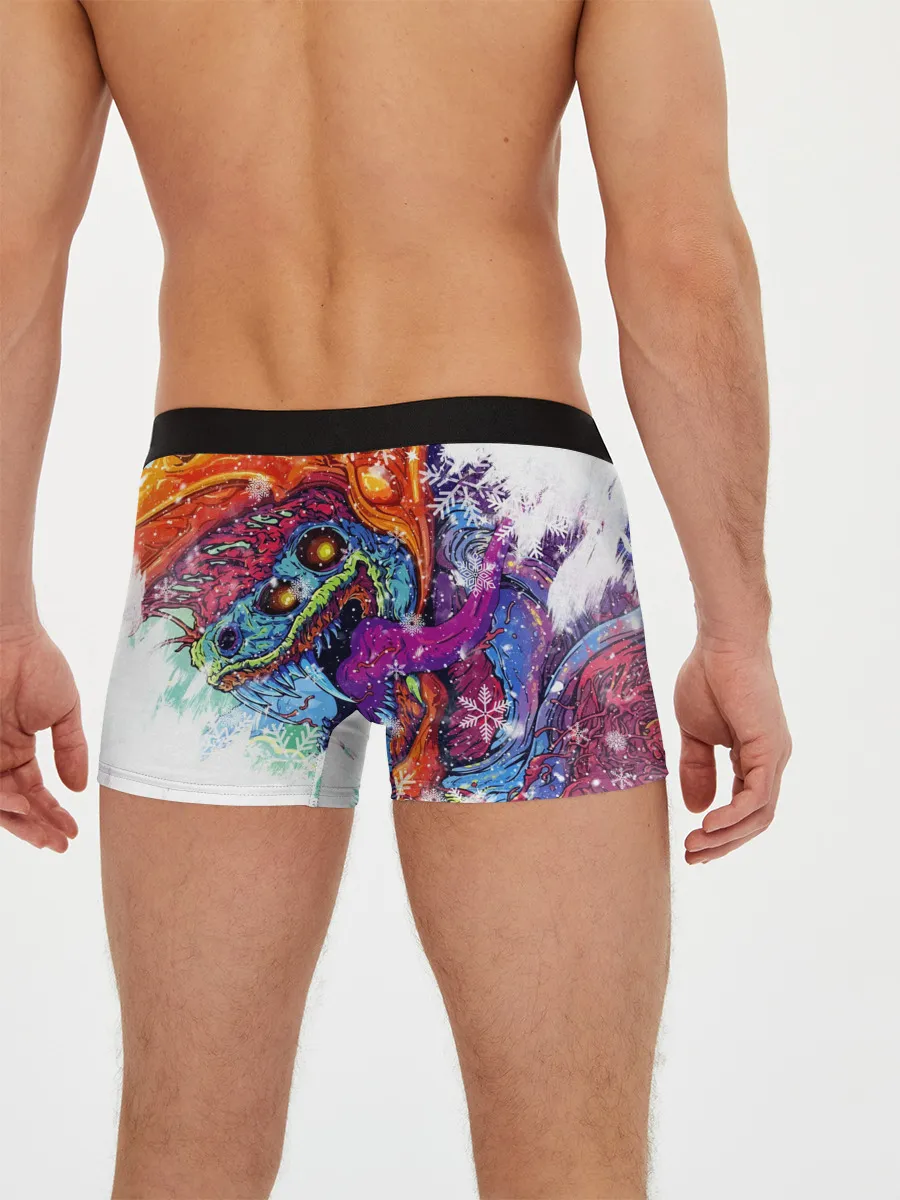 Мужские трусы боксеры / Новогодний CS GO