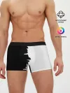 Мужские трусы боксеры / Черным по белому