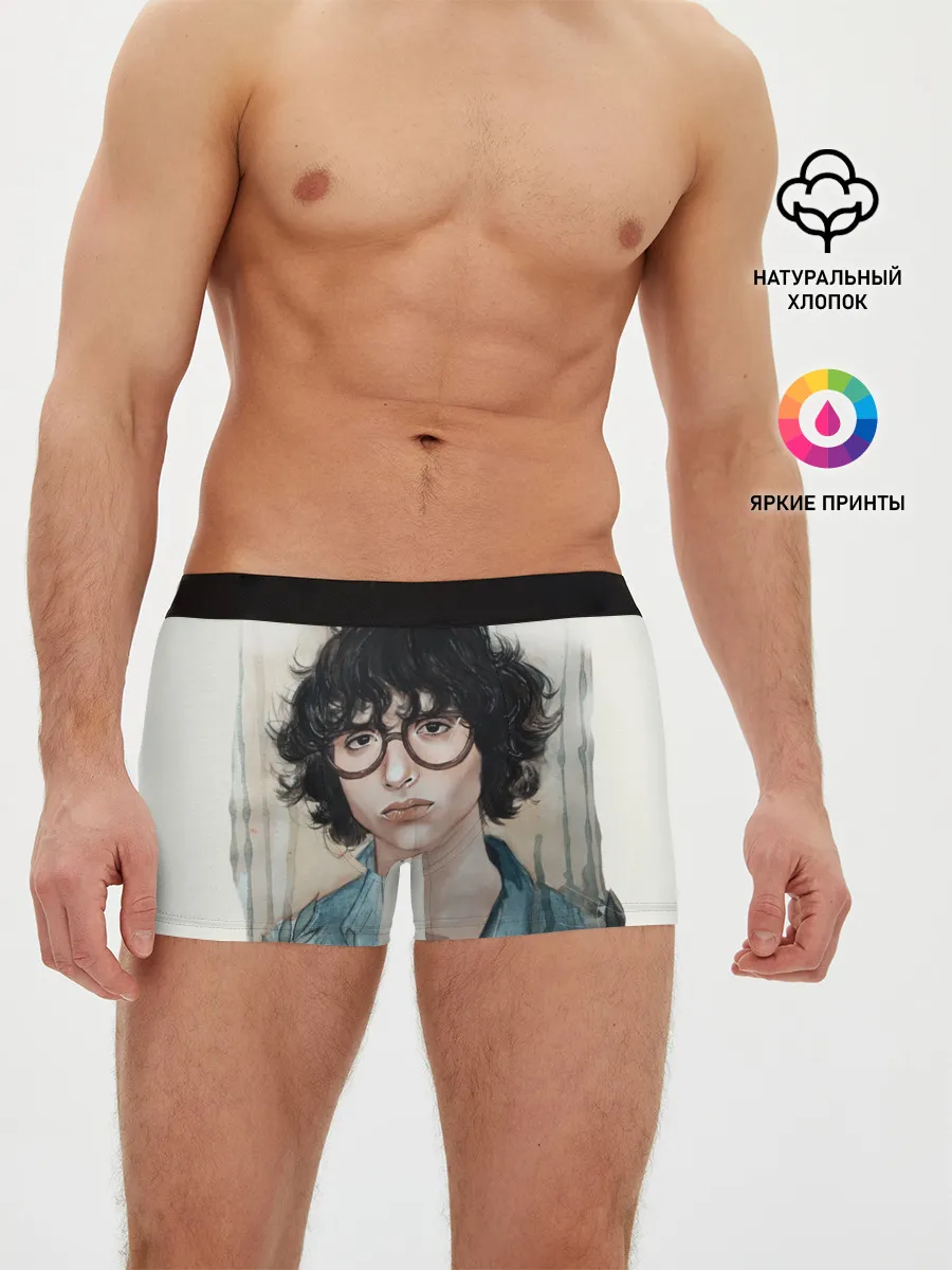 Мужские трусы боксеры / finn wolfhard