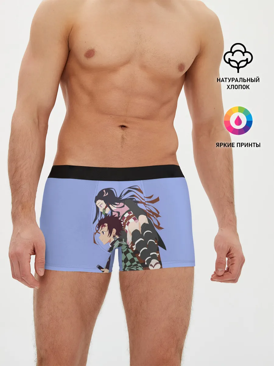 Мужские трусы боксеры / Tanjirou & Nezuko