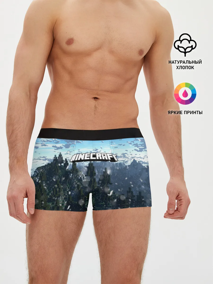 Мужские трусы боксеры / Minecraft / Майнкрафт