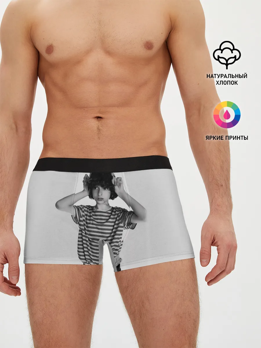 Мужские трусы боксеры / finn wolfhard