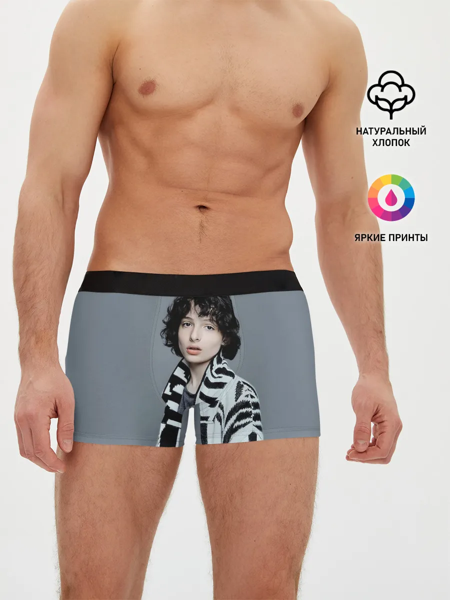 Мужские трусы боксеры / finn wolfhard
