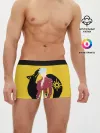 Мужские трусы боксеры / Ban желтый фон