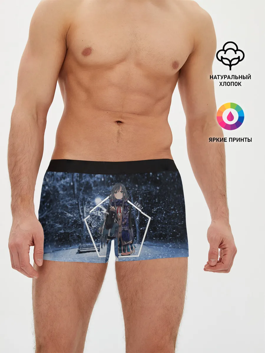 Мужские трусы боксеры / Snow Bunny Girl