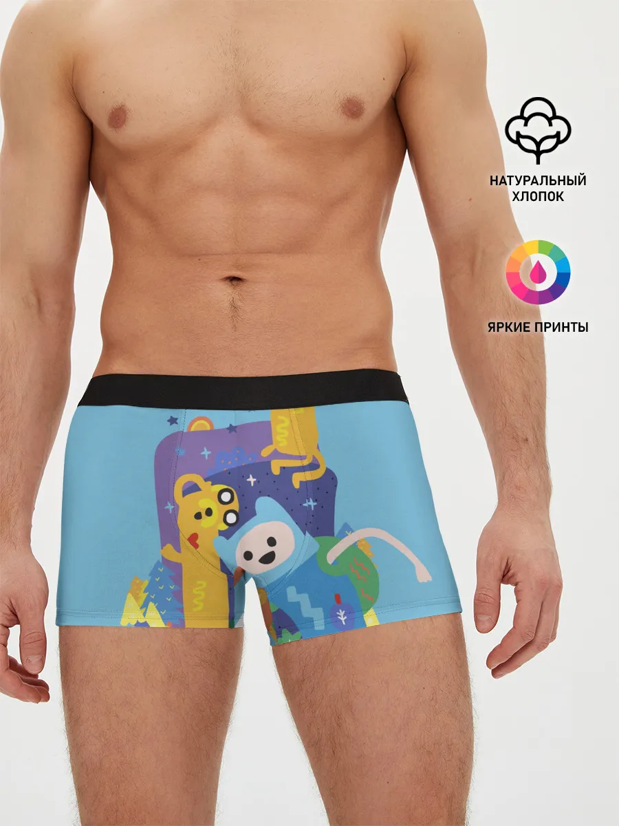 Мужские трусы боксеры / Время приключений Winter