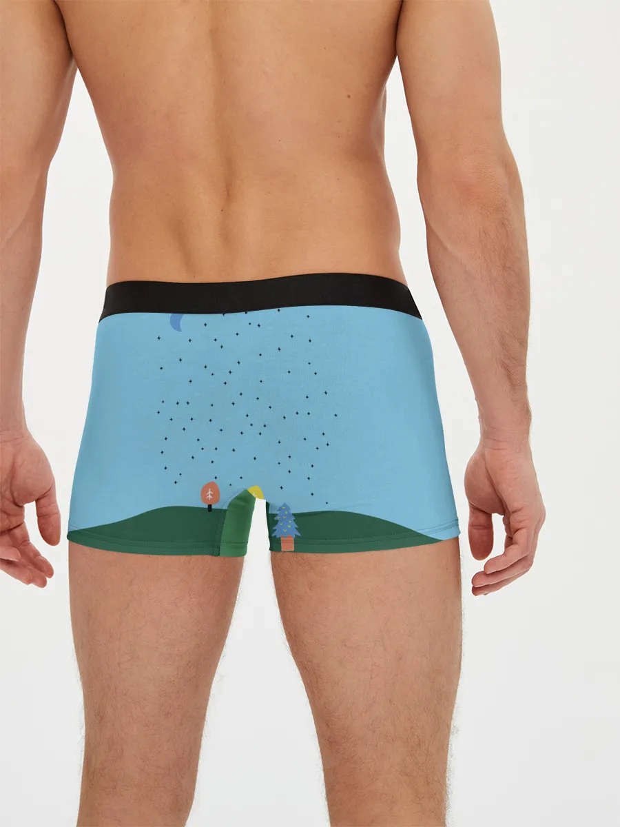 Мужские трусы боксеры / Время приключений Ёлка