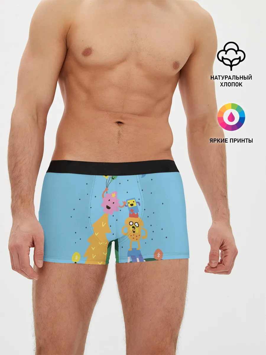 Мужские трусы боксеры / Время приключений Ёлка
