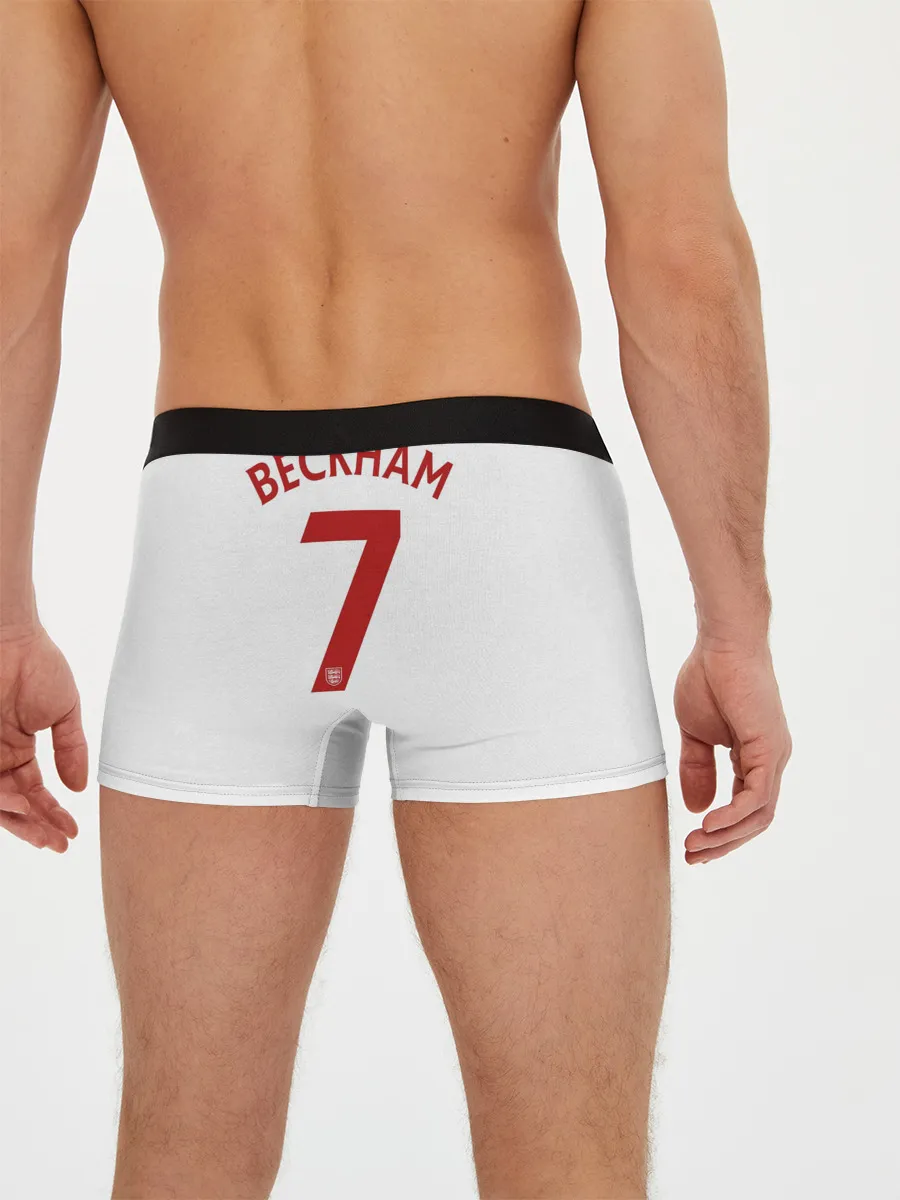 Мужские трусы боксеры / Дэвид Бекхэм Англия Ретро
