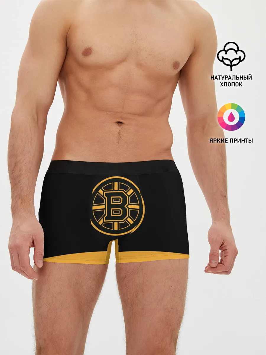 Мужские трусы боксеры / Бостон Брюинз НХЛ