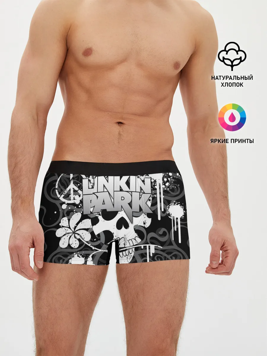 Мужские трусы боксеры / Linkin Park