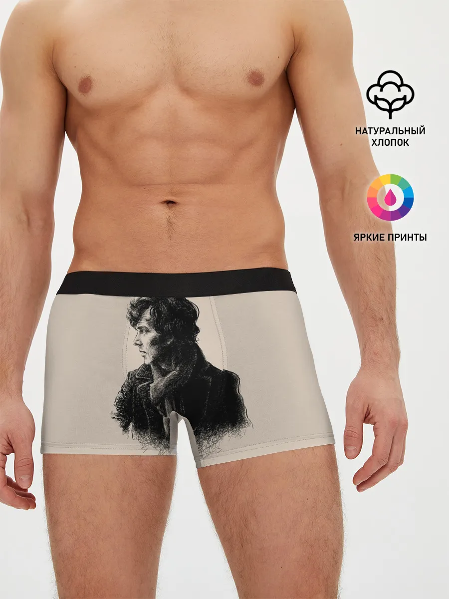 Мужские трусы боксеры / Sherlock