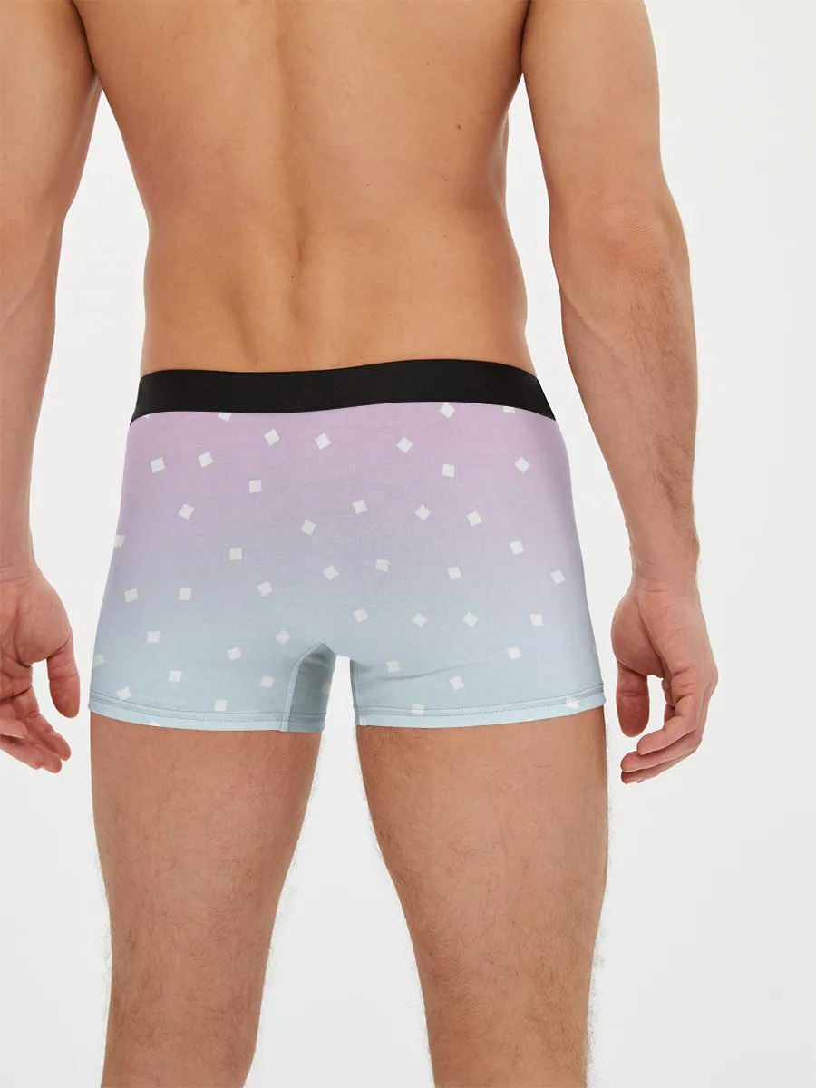 Мужские трусы боксеры / Милый градиент