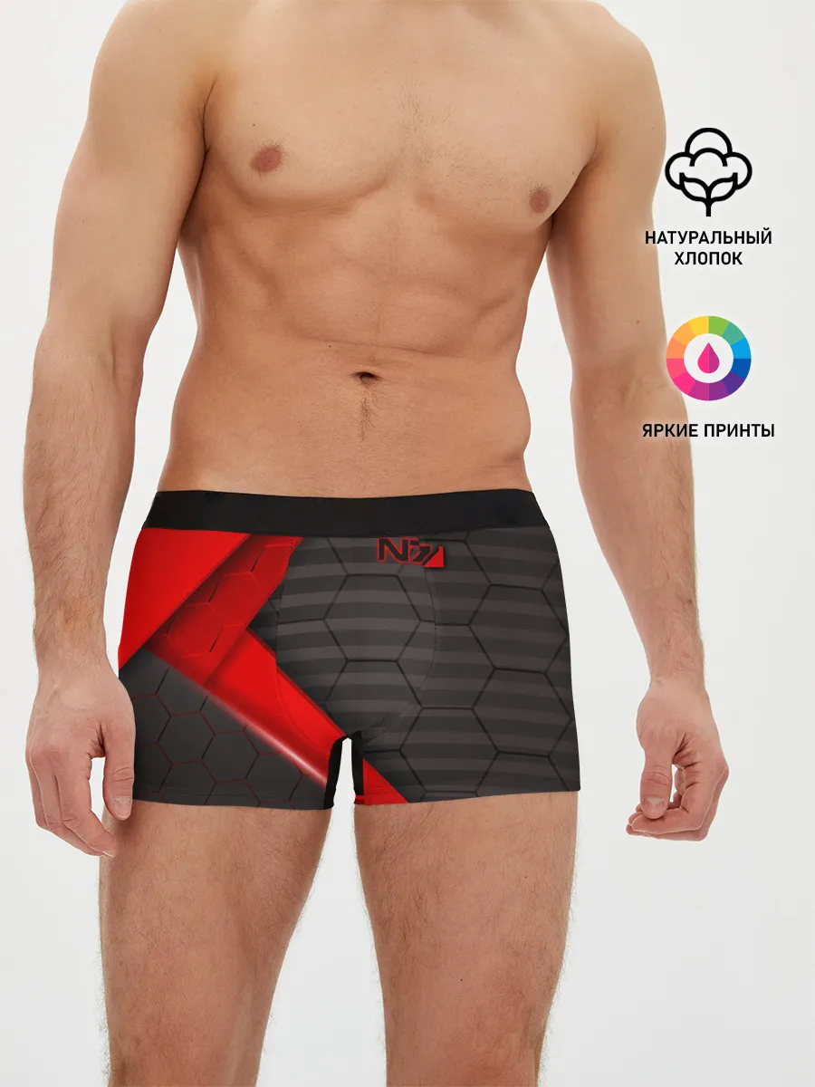 Мужские трусы боксеры / MASS EFFECT N7 | МАСС ЭФФЕКТ Н7