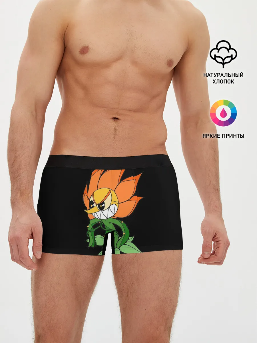 Мужские трусы боксеры / Cuphead - Кэгни Гвоздика