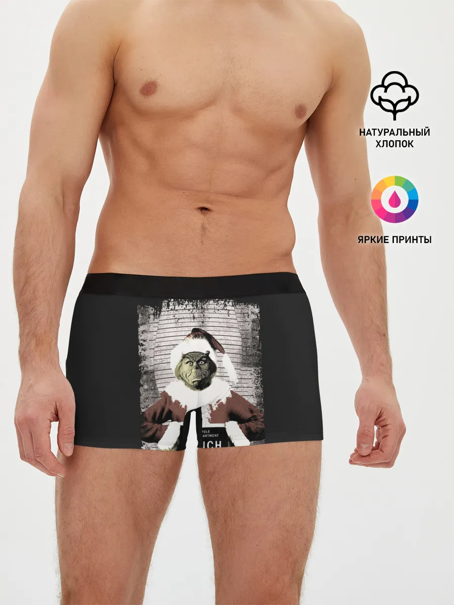 Мужские трусы боксеры / Гринч