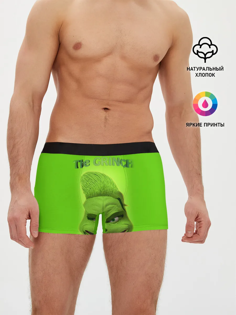 Мужские трусы боксеры / Grinch Face