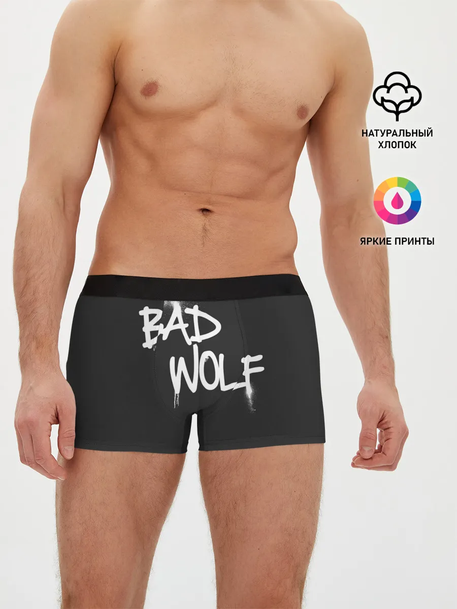 Мужские трусы боксеры / Bad wolf