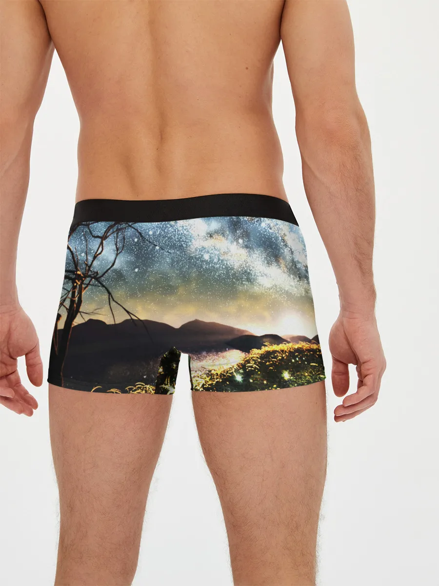 Мужские трусы боксеры / Ночь в горах
